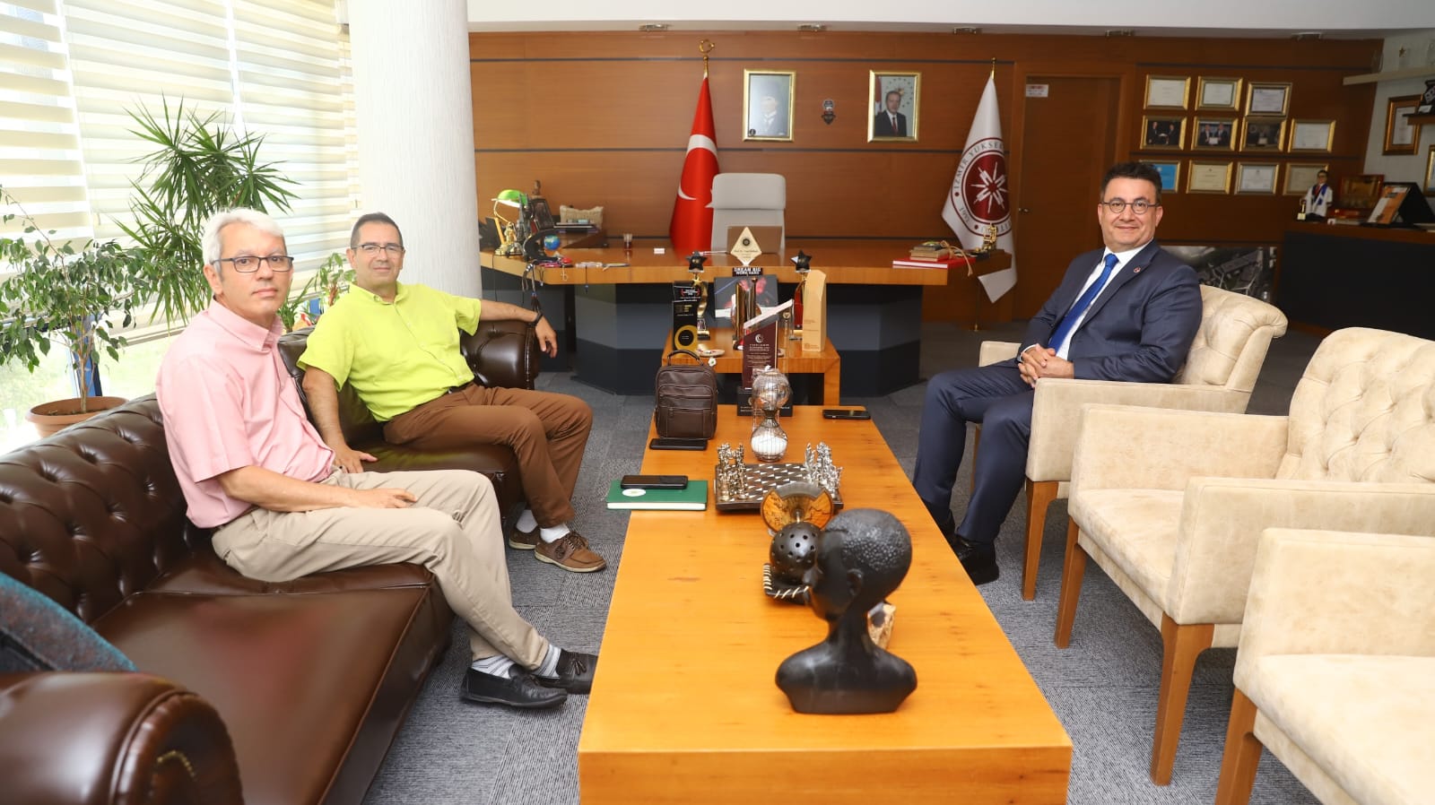 İzmir Yüksek Teknoloji Enstitüsü Rektörü Yusuf Baran'ı Ziyaret